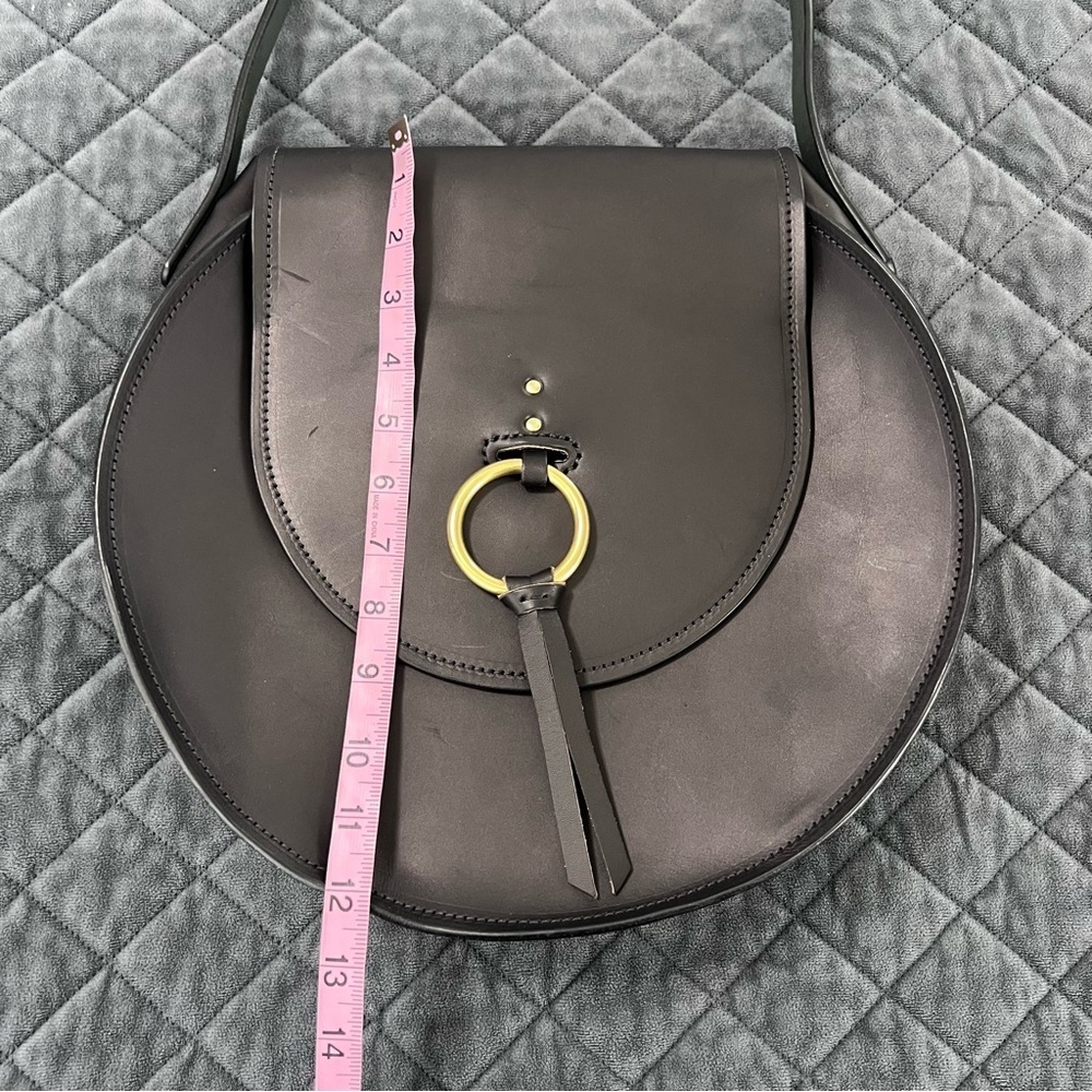 Hemlock And Hyde Phoebe Shoulder Bag Crossbody Purse Leather Gold Black - Picture 4 of 15